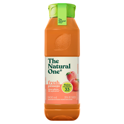 Natural One Bebida Mista de Fresh Pêssego com Suco de Yacon sem Adição de Açúcar