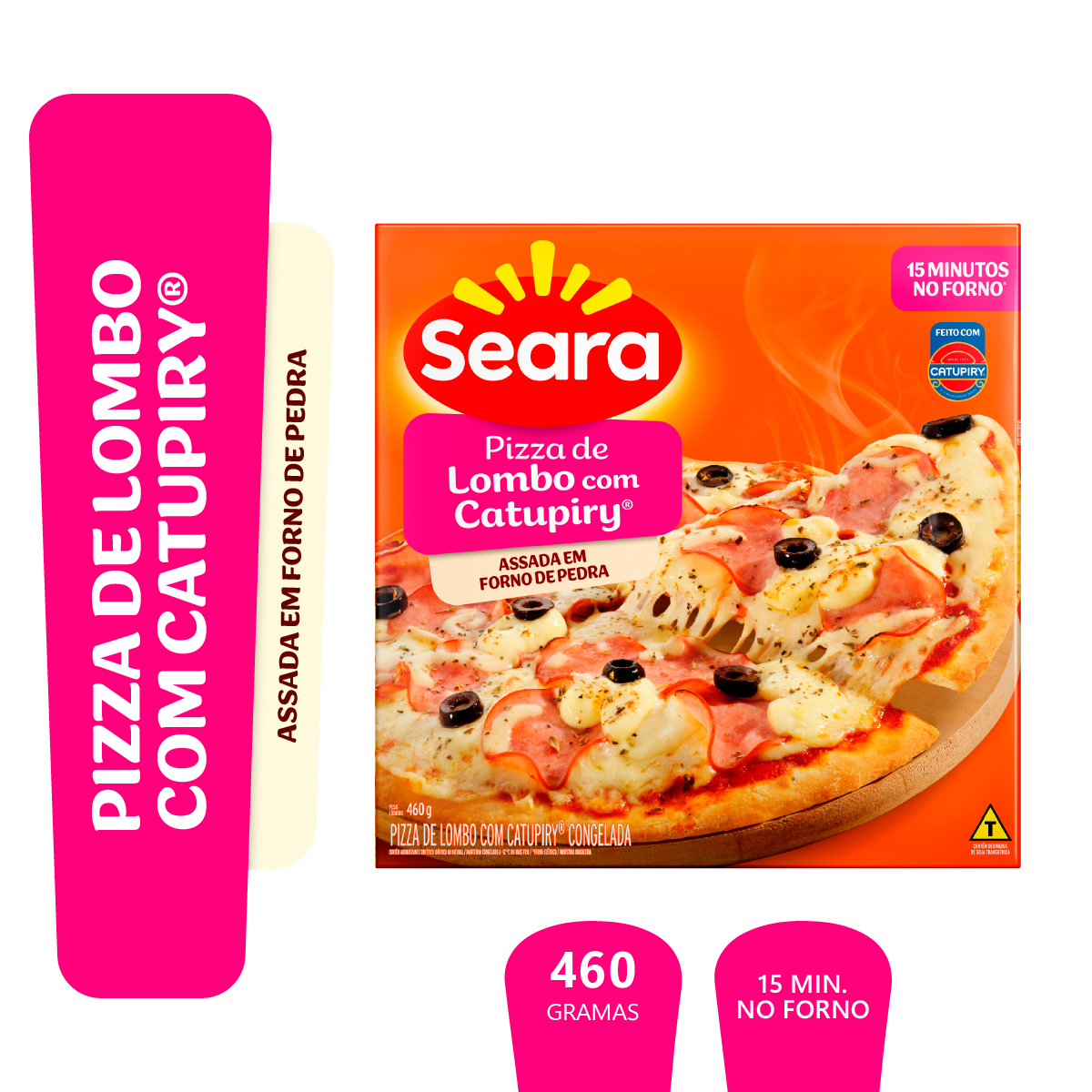 Pizza de Lombo com Catupiry® Seara 460g