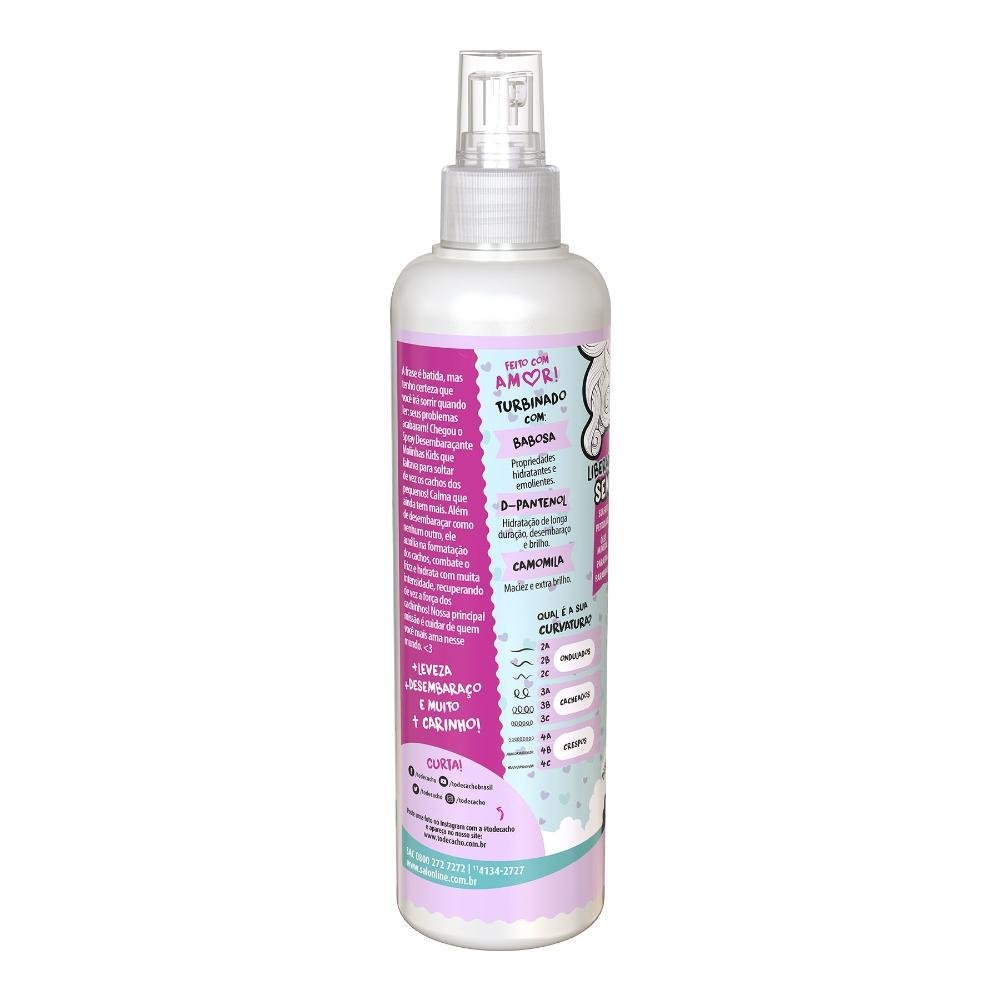 Spray Desembaracante Todecachinho Kids Molinhas Salon Line 300ml Pao De Acucar