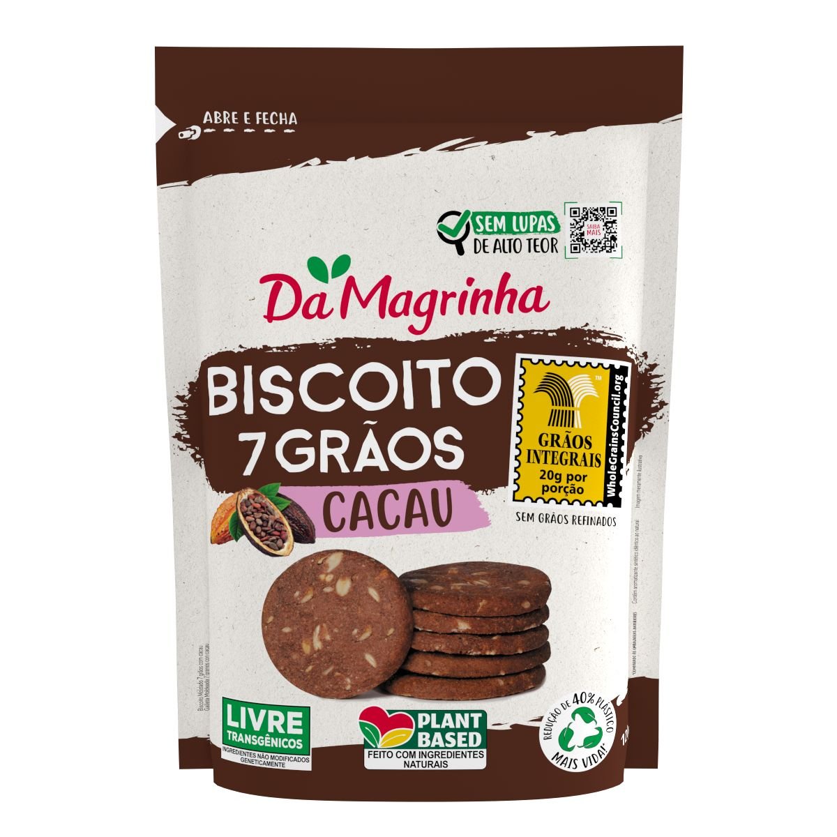 Biscoito Bauducco Cookies Original - 100g