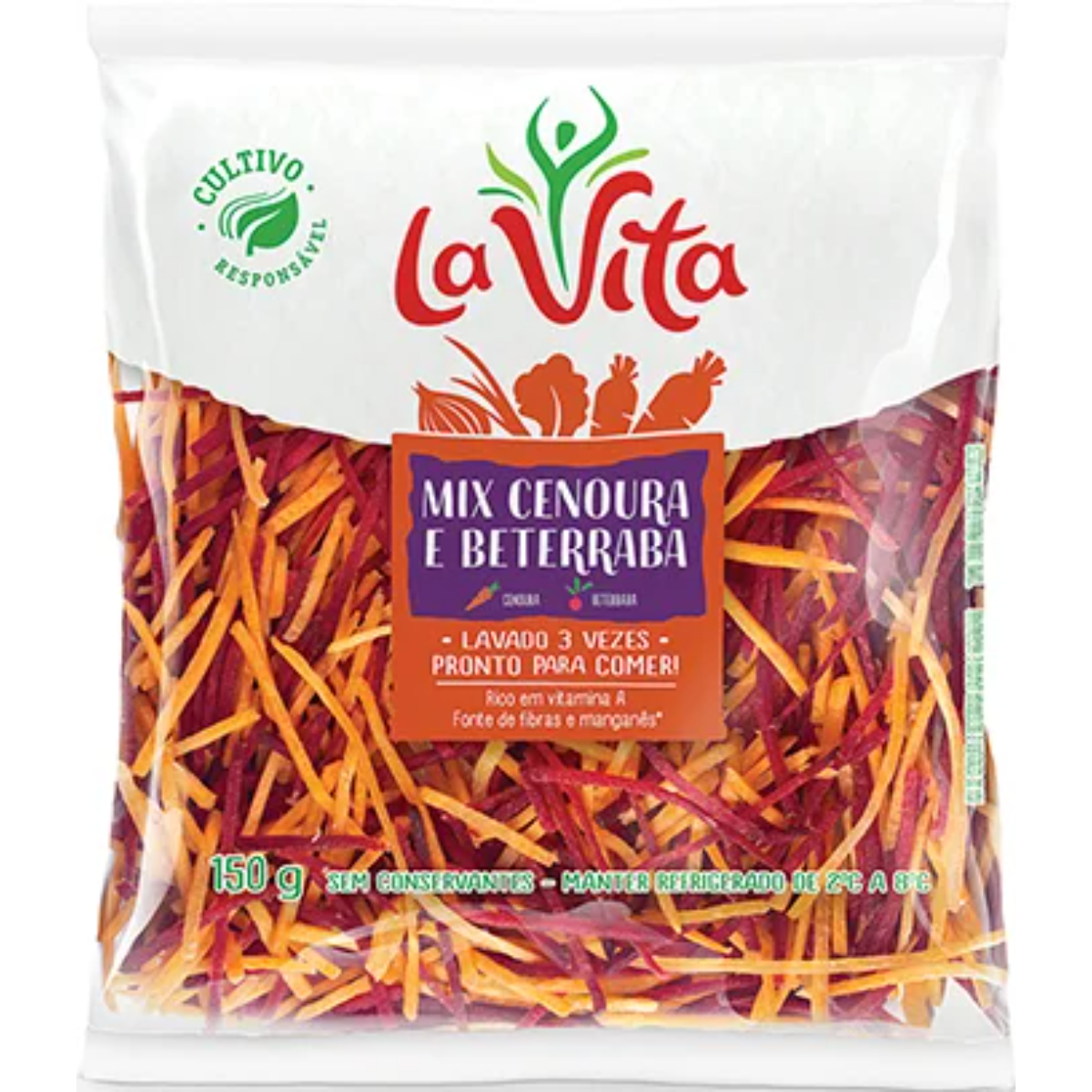 Mix Cenoura e Beterraba 150g
