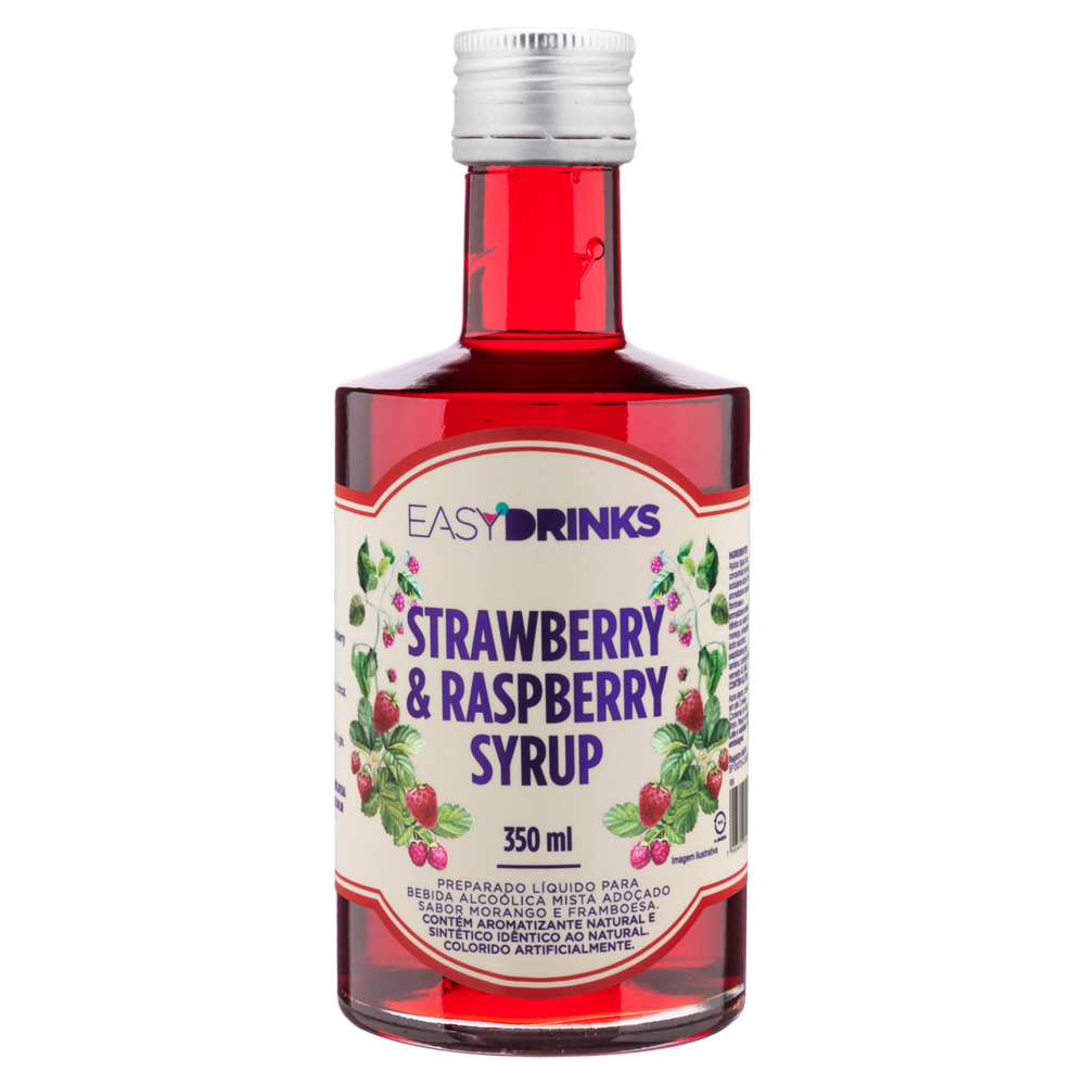 Easy Drinks Xarope Morango e Framboesa