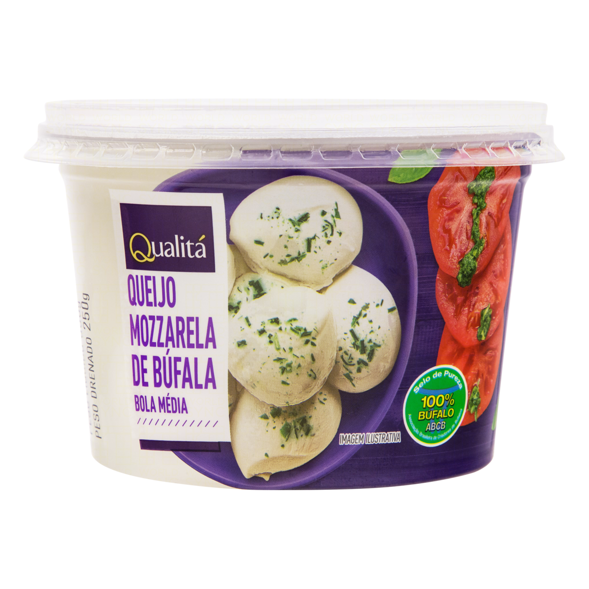 Mussarela de Búfala Bola Média QUALITÁ 250g