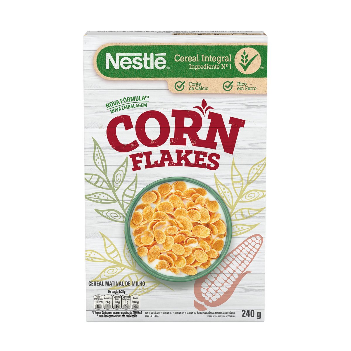 Cereal Matinal Corn Flakes 240g Pão De Açúcar 8117