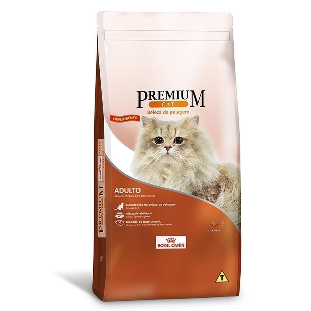 Ração Royal Canin Premium Gatos Adulto Beleza da Pelagem 1kg Pão de