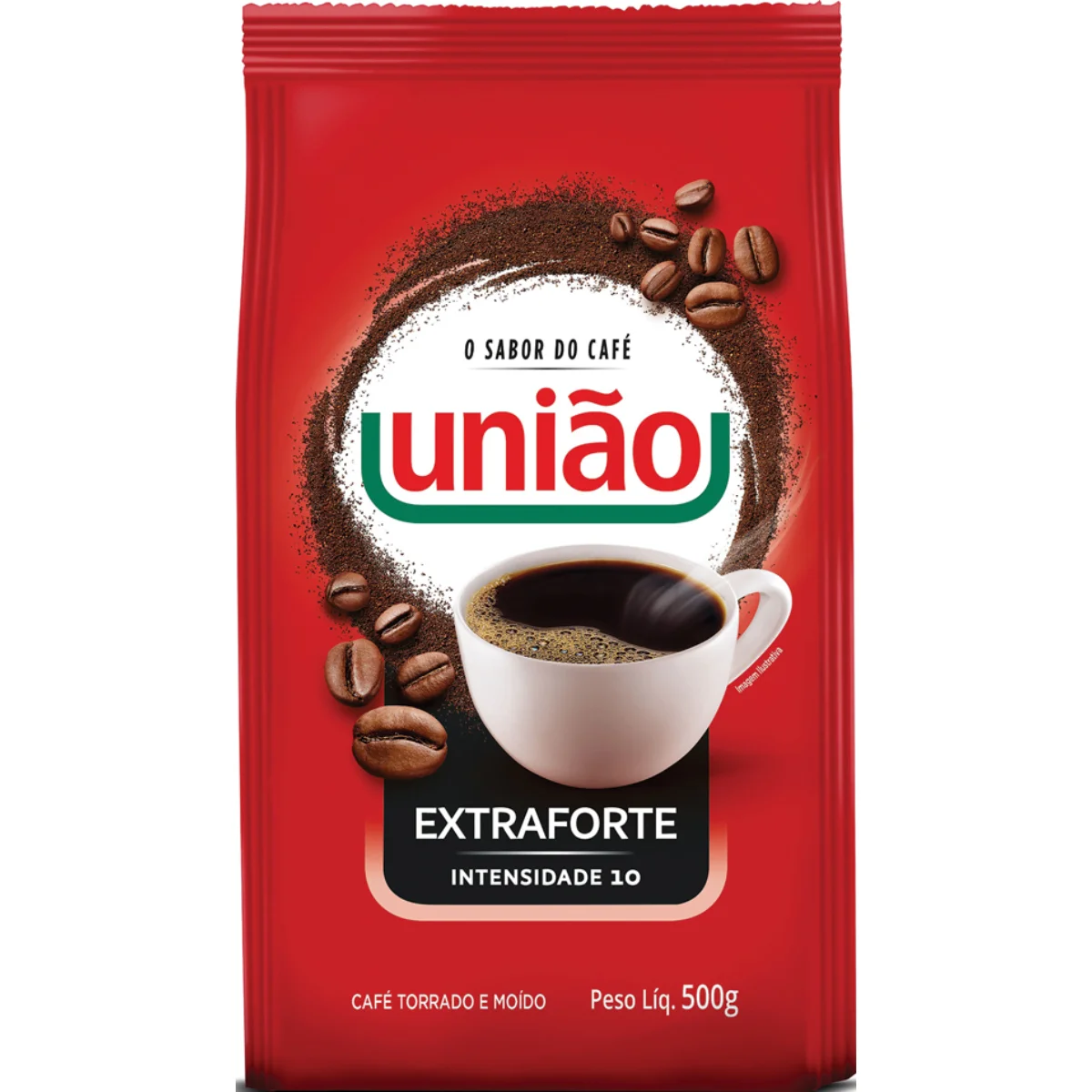 Café Torrado e Moído Extraforte União Pacote 500g