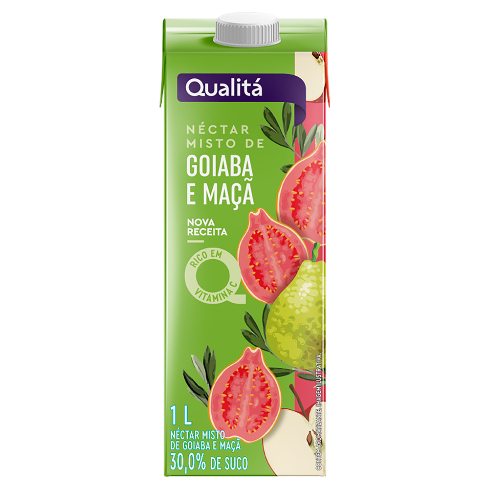 Qualitá Néctar de Goiaba e Maçã