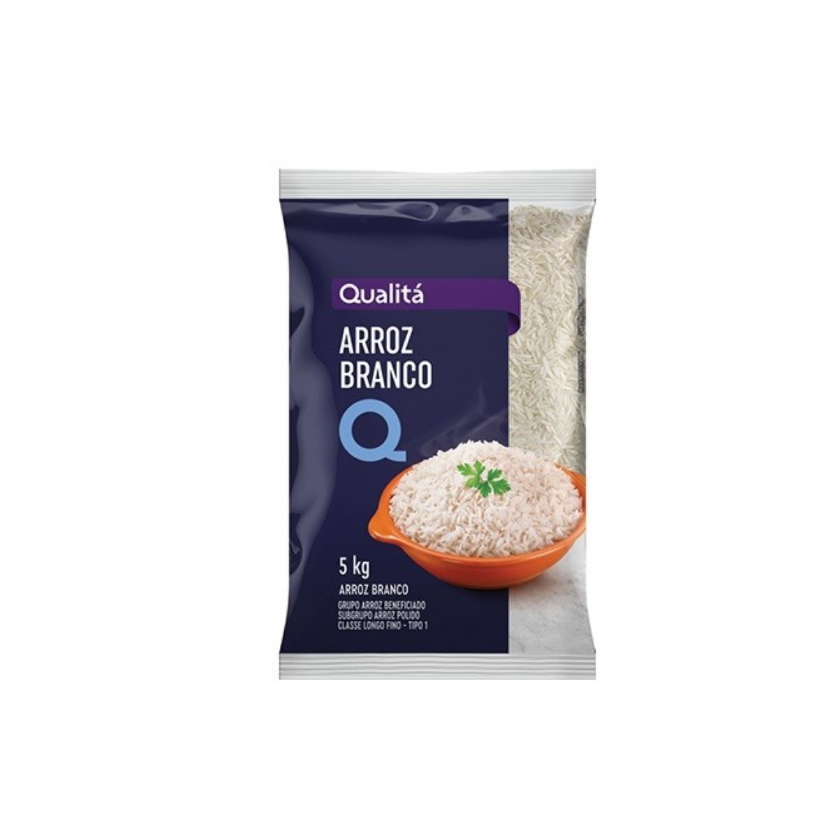 Arroz Branco Tipo 1 Qualitá Pacote 5kg