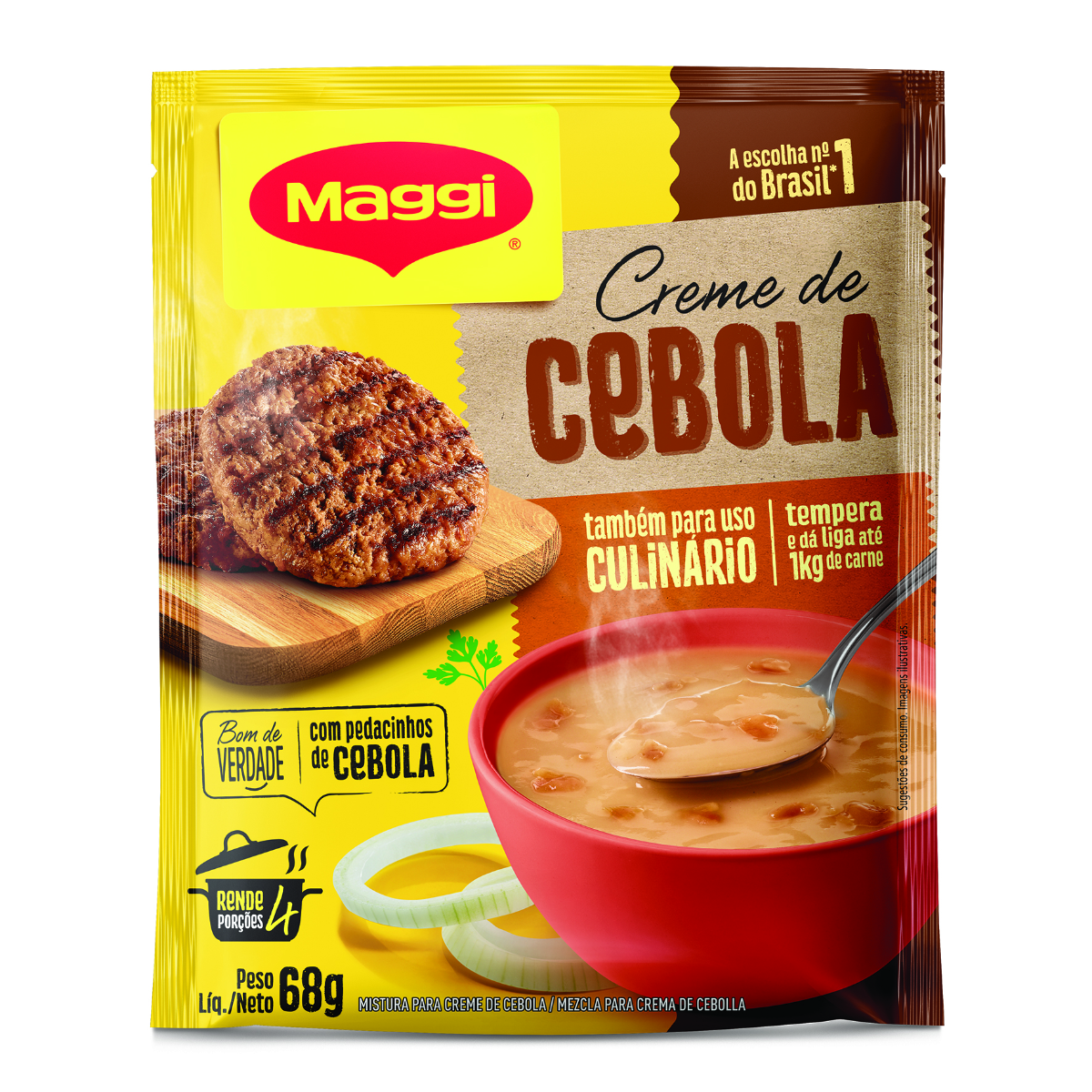 Creme de Cebola MAGGI Sachê 68g