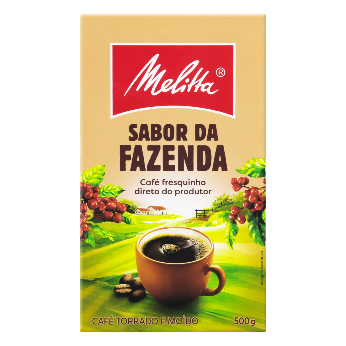 Café Torrado e Moído Melitta Sabor da Fazenda Caixa 500g