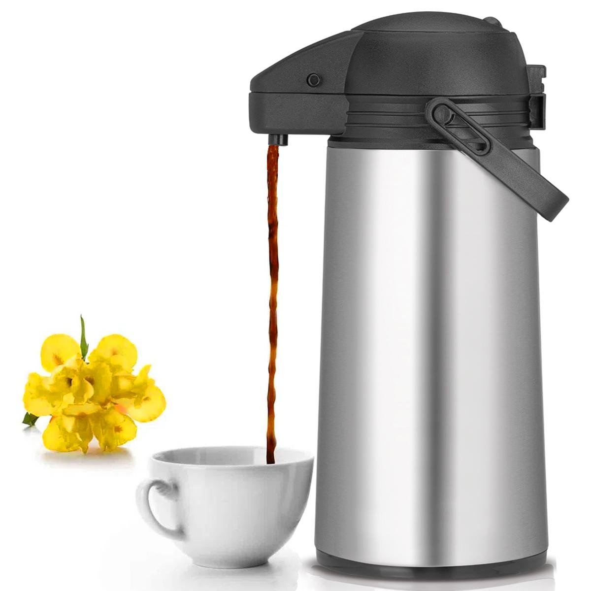 Garrafa Térmica Aço Inox Inquebrável Sem Ampola 1,9L Água Café Expressar Sanremo Pão de Açúcar Garrafa Térmica Aço Inox Inquebrável Sem Ampola 1,9L Água Café Expressar Sanremo Pão de Açúcar
