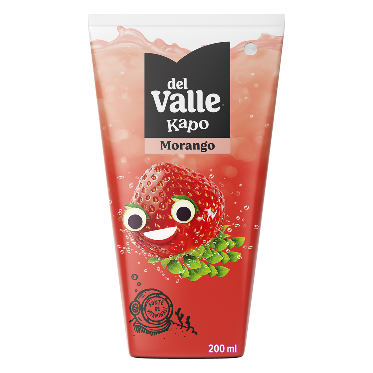 Refresco Adoçado Morango Del Valle Kapo Caixa 200ml