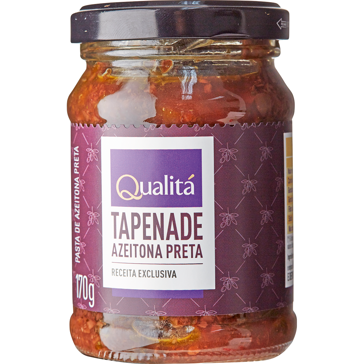 Tapenade Azeitona Preta QUALITÁ 170g Pão de Açúcar