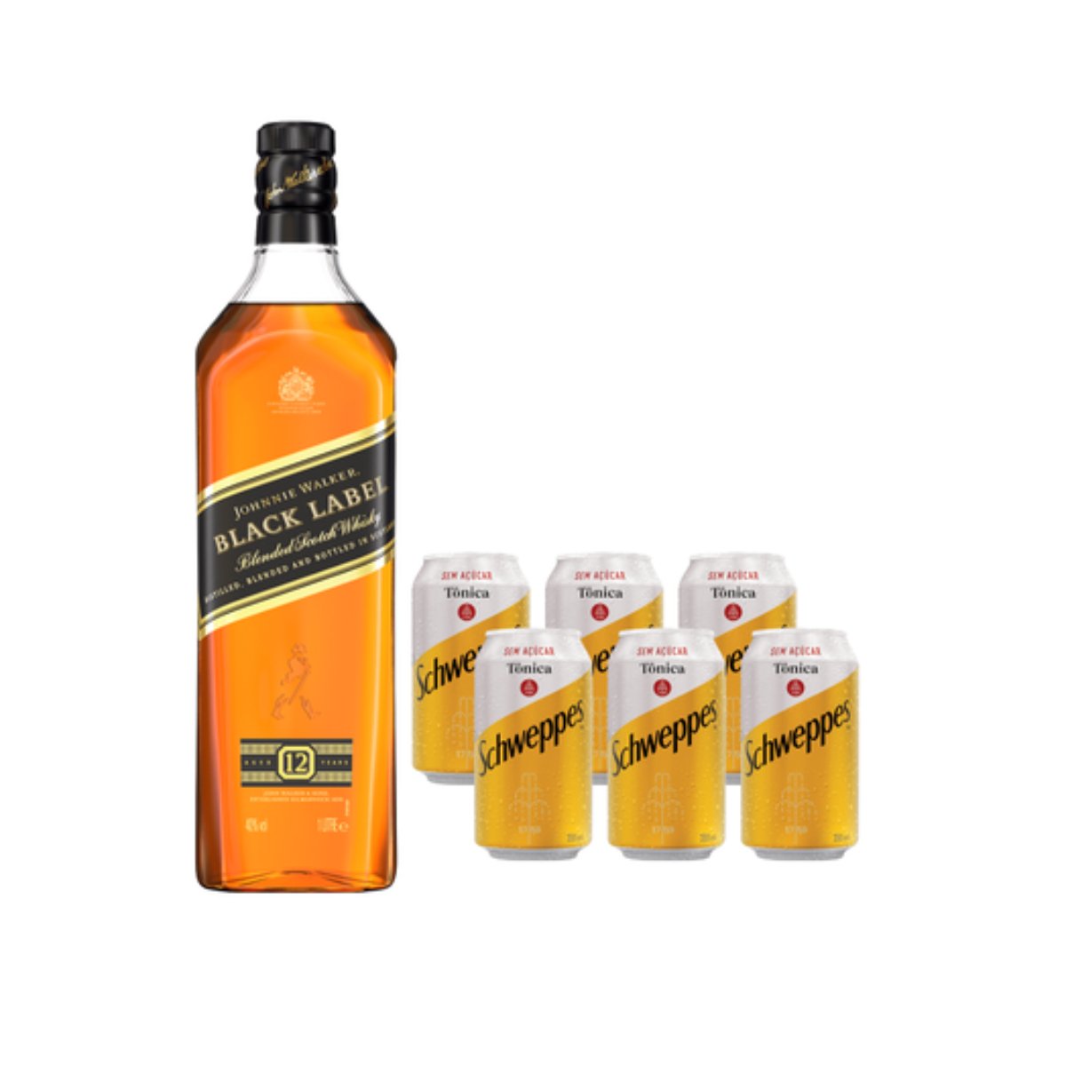 Whisky Johnnie Walker Black Label 1L