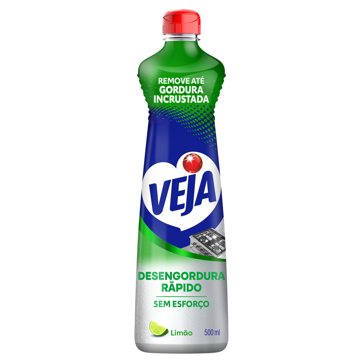 Limpador Desengordurante Cozinha Limão Veja Squeeze 500ml