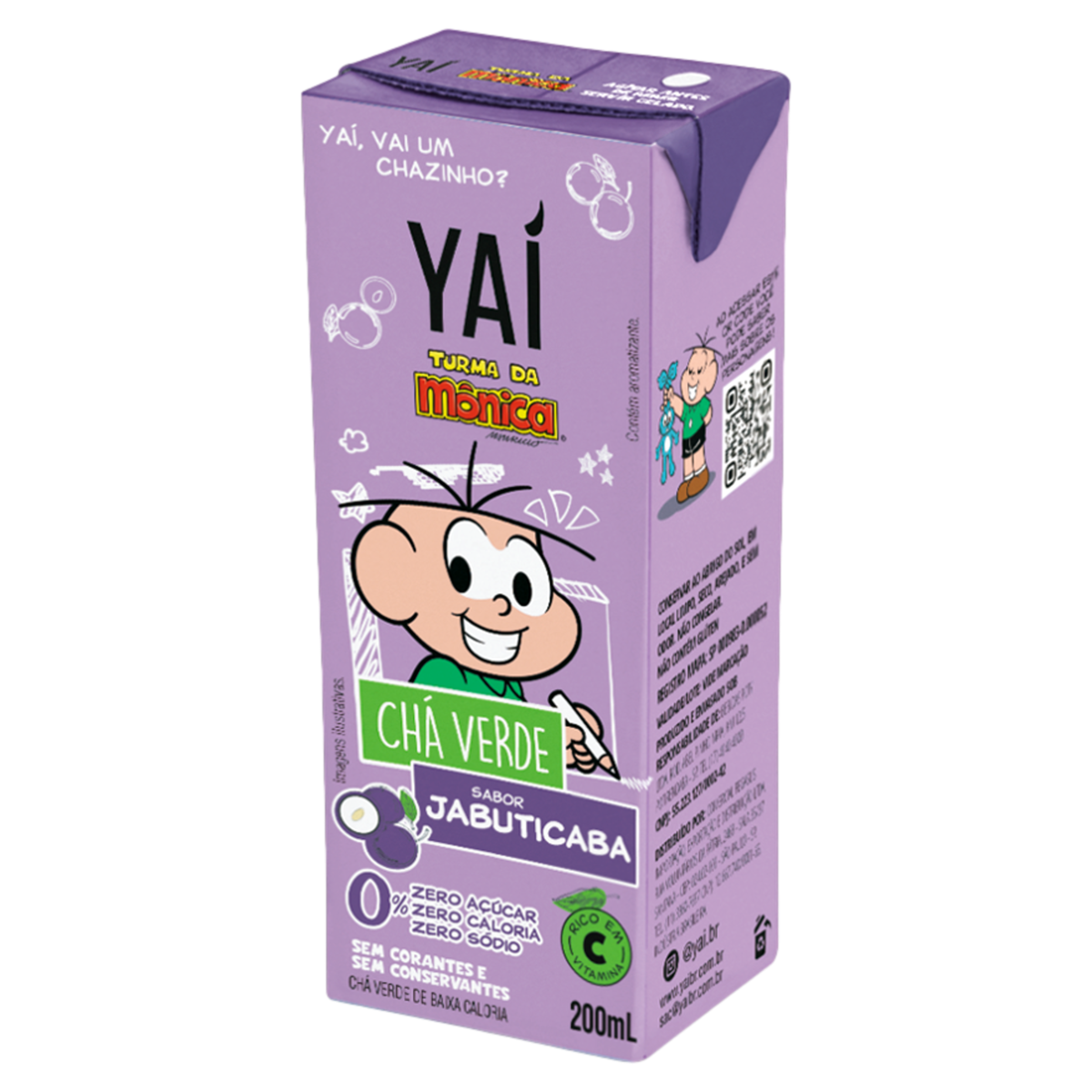 Yaí Chá Verde Jabuticaba Zero Açúcar