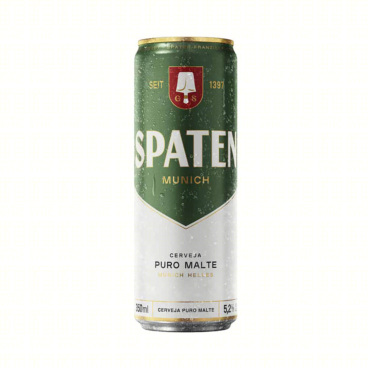 Cerveja Munich Helles Puro Malte Spaten Lata 350ml