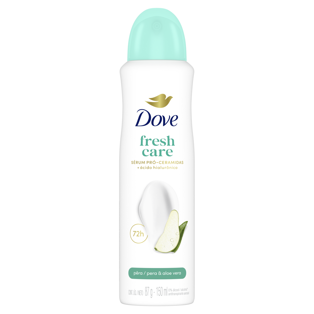Antitranspirante Aerossol Pera e Aloe Vera Dove Go Fresh 150ml Spray