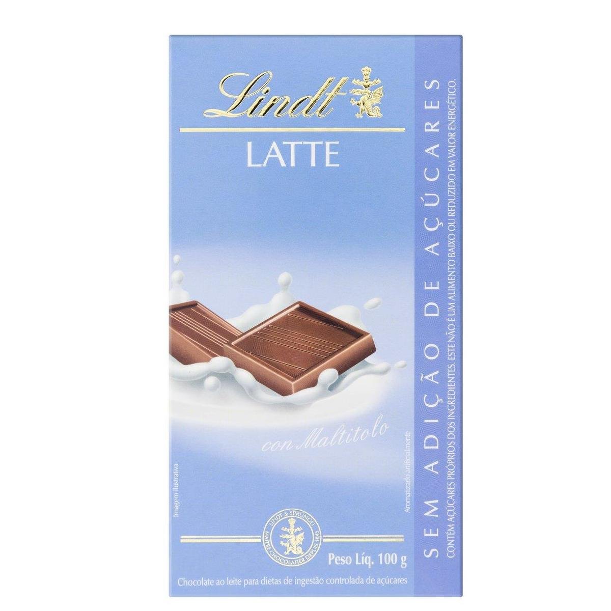 Chocolate Lindt Sugar Free Milk 100g Pão de Açúcar
