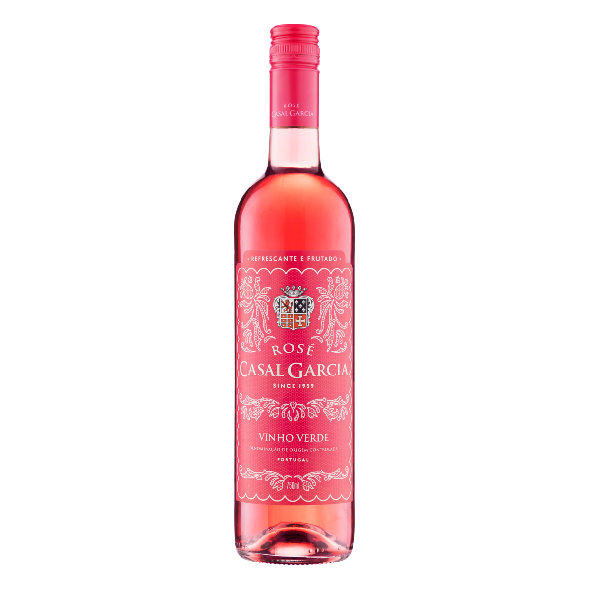 Vinho Português Rosé Meio Seco Casal Garcia Vinho Verde Garrafa 750ml