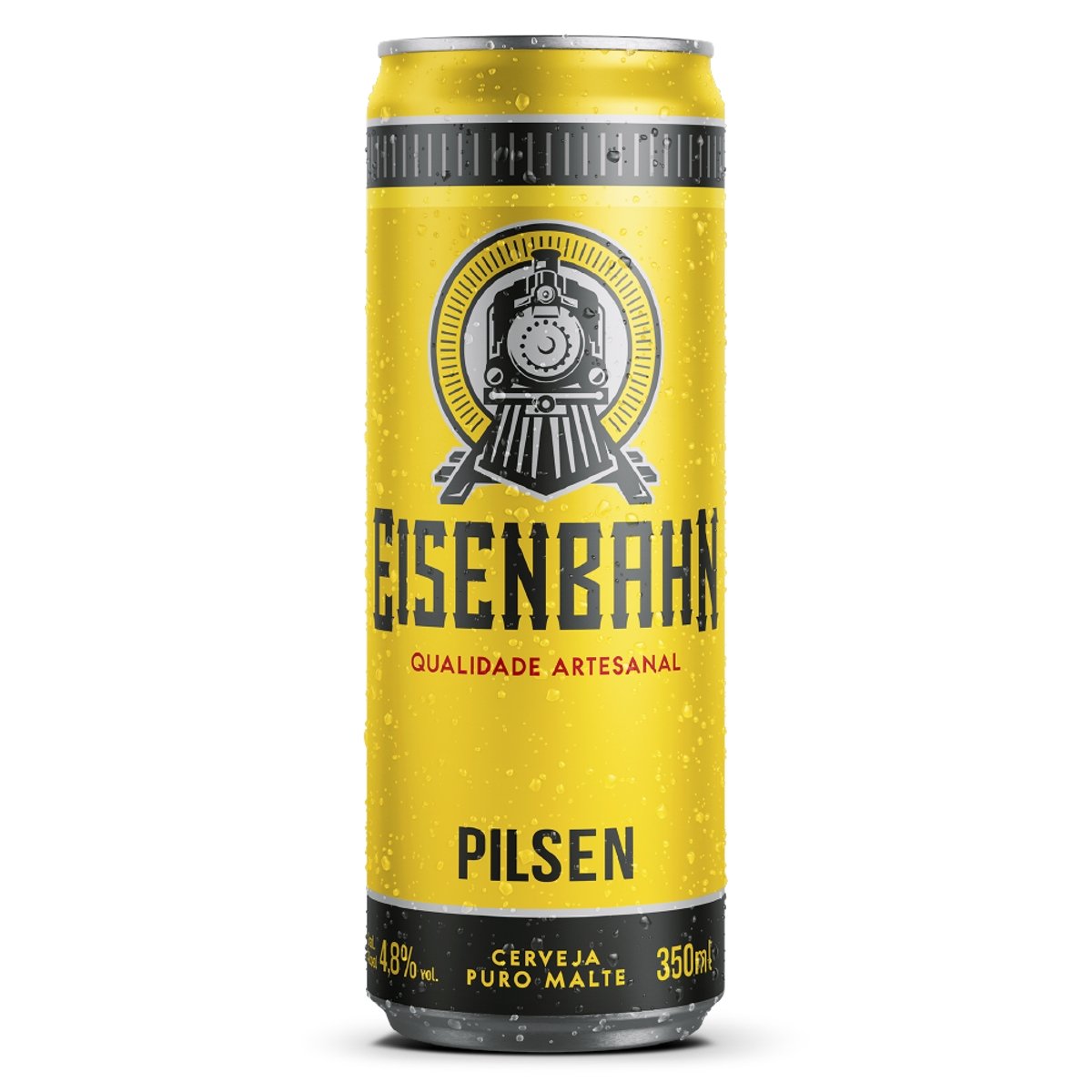 Cerveja Pilsen Puro Malte Eisenbahn Lata 350ml