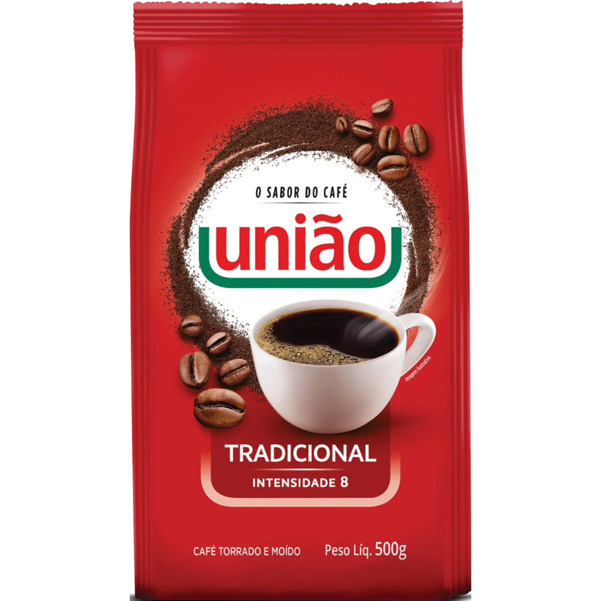 Café Torrado e Moído Tradicional União Pacote 500g