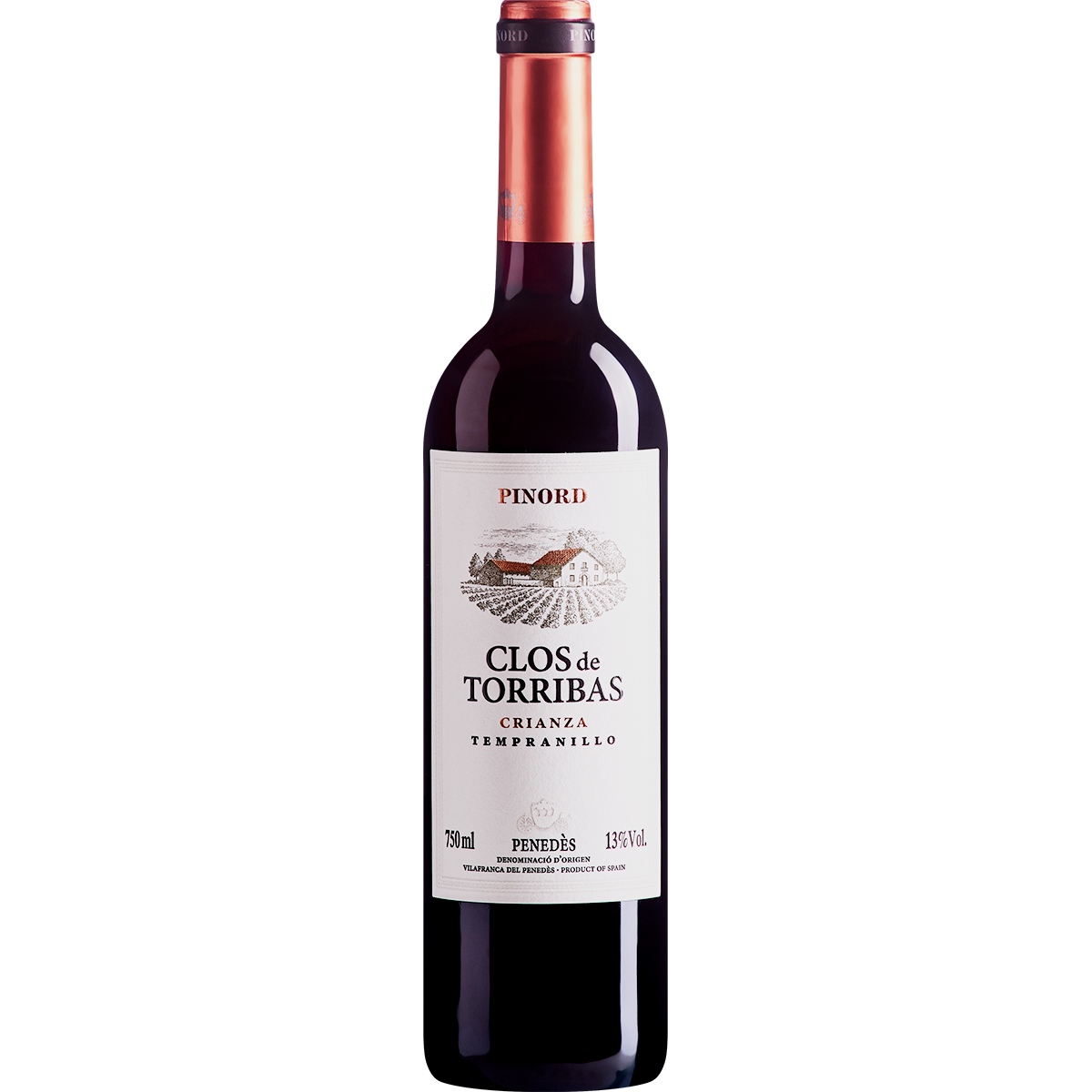 Vinho Tinto Espanhol Clos De Torribas Tempranillo 750ml