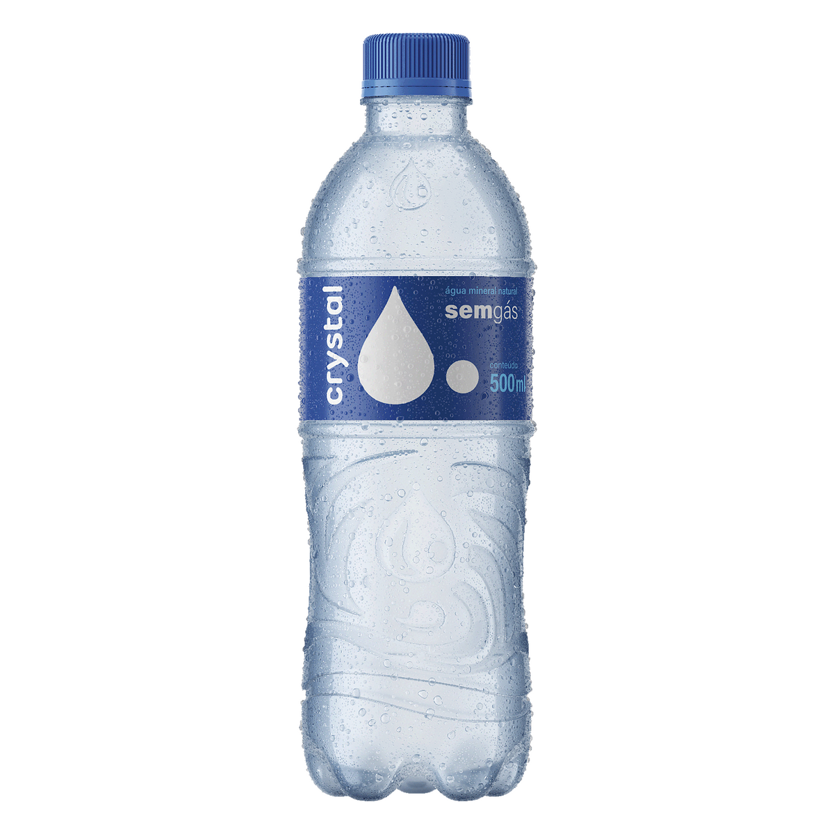 Água Mineral Natural sem Gás Crystal Garrafa 500ml