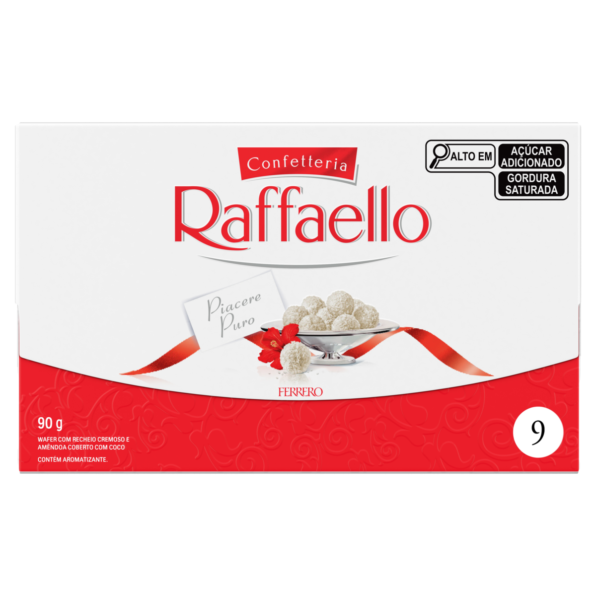Bombom Wafer Raffaello Caixa 90g 9 Unidades