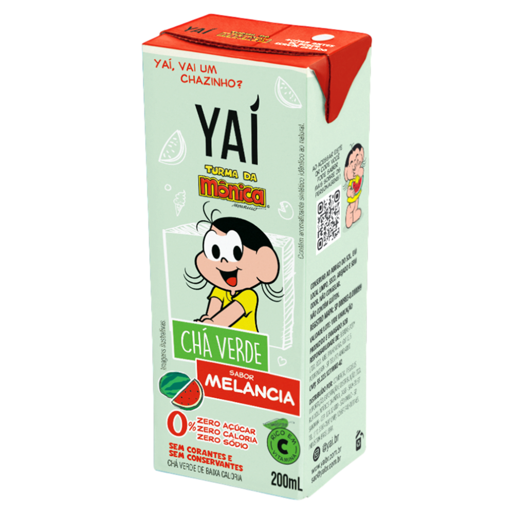 Yaí Chá Verde Melancia Zero Açúcar
