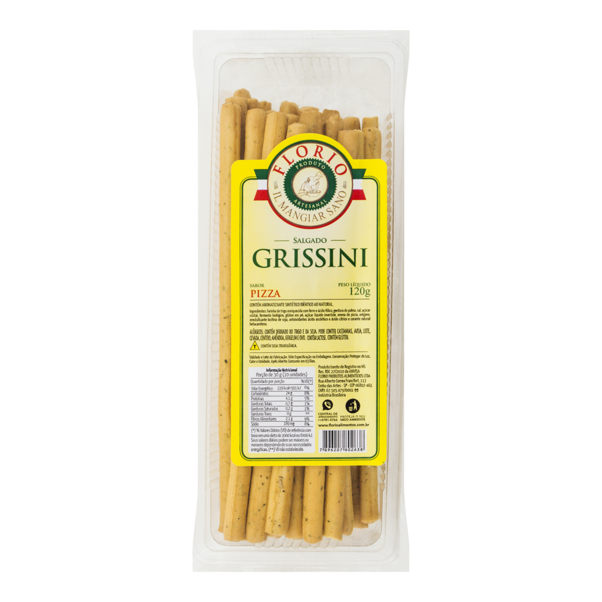 Grissini de Pizza FLORIO 120g | Pão de Açúcar