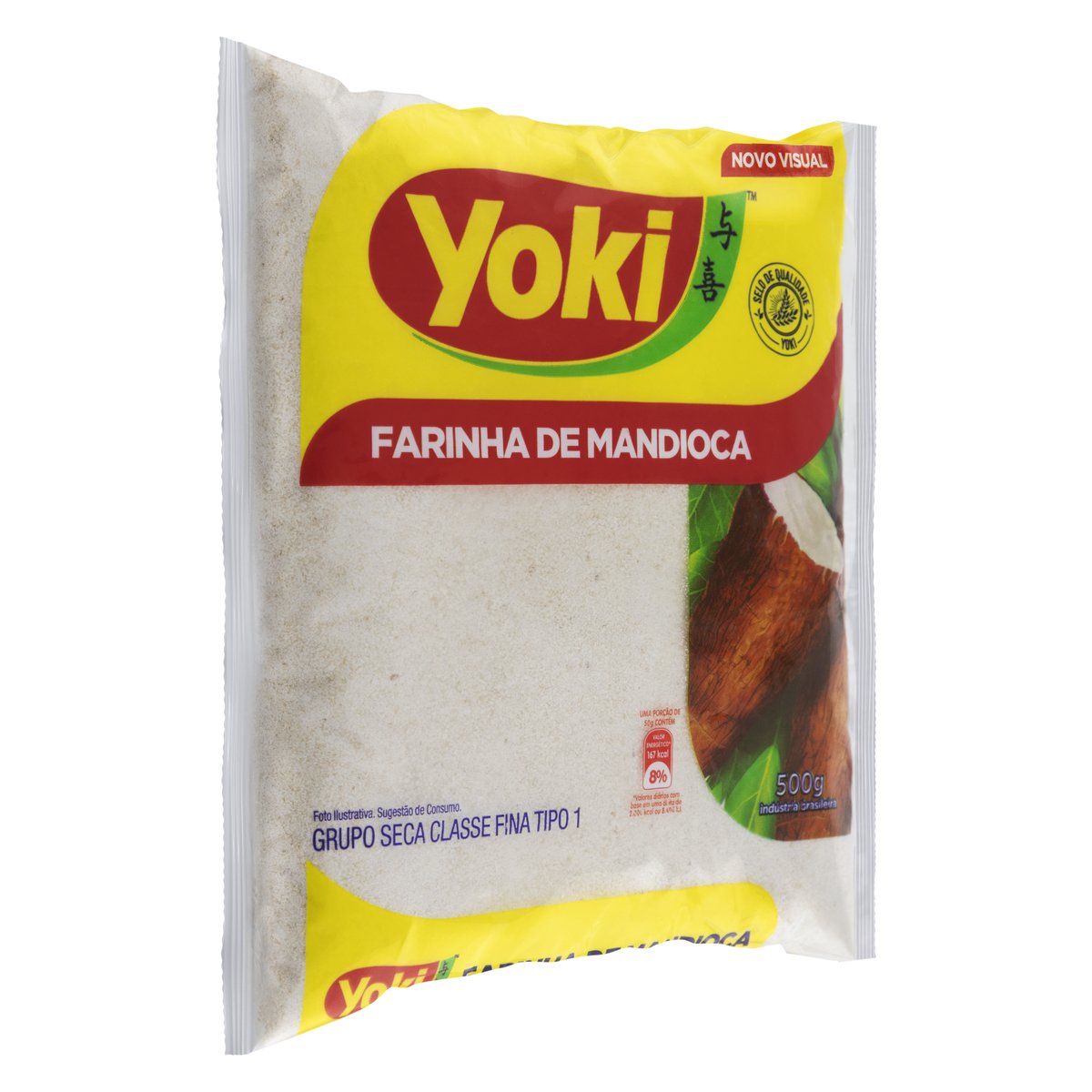 Farinha de Mandioca Crua YOKI Pacote 500g