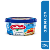 Creme de Queijo Ricota Galbani Pote 200g