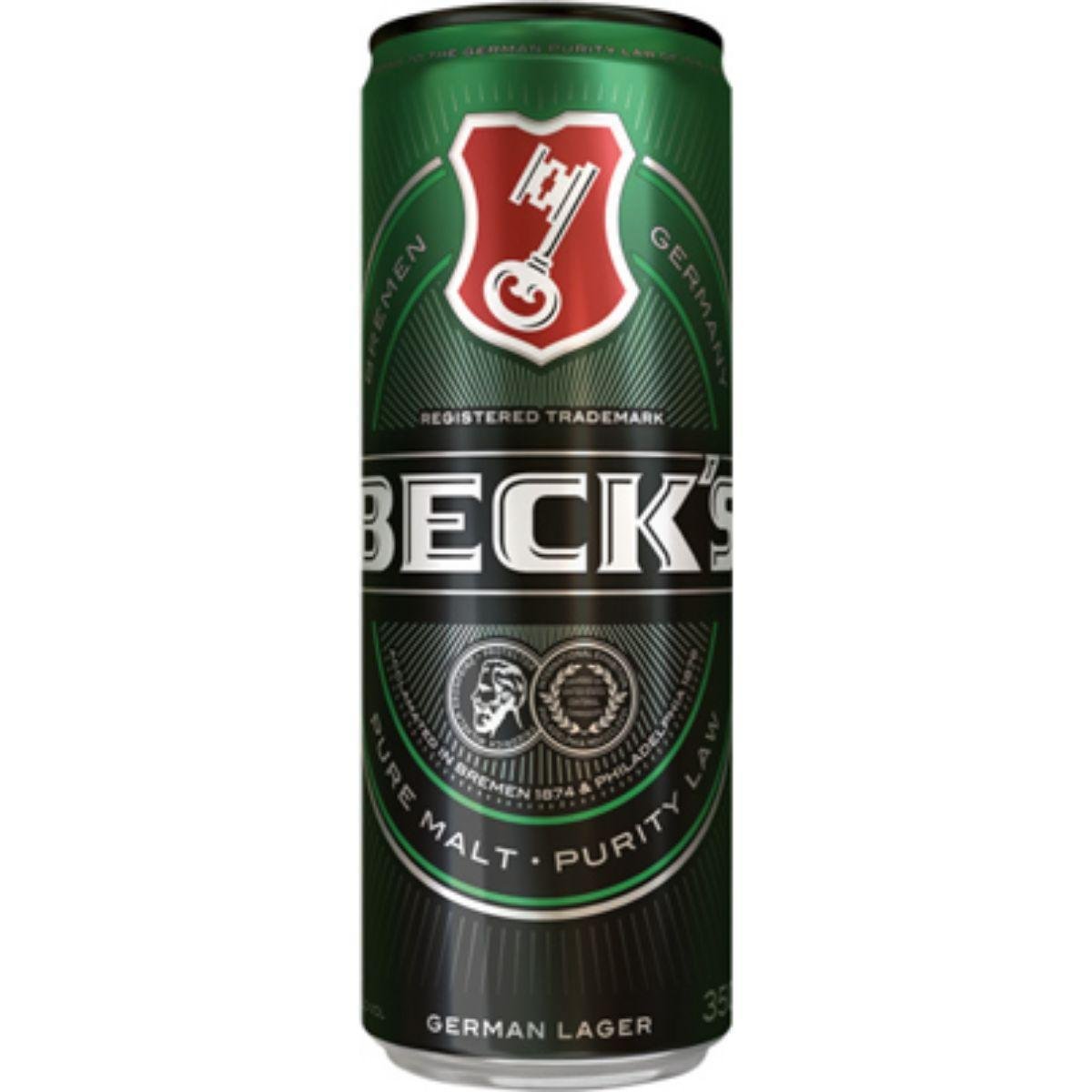 Cerveja German Lager Puro Malte Beck's Lata 350ml