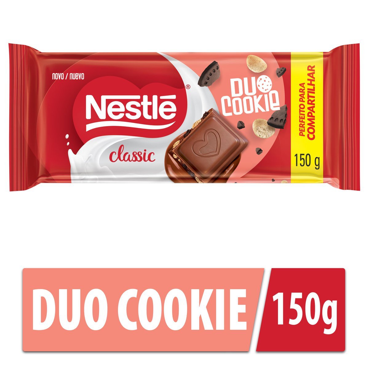 Chocolate NESTLÉ CLASSIC Duo Cookie 150g | Pão de Açúcar