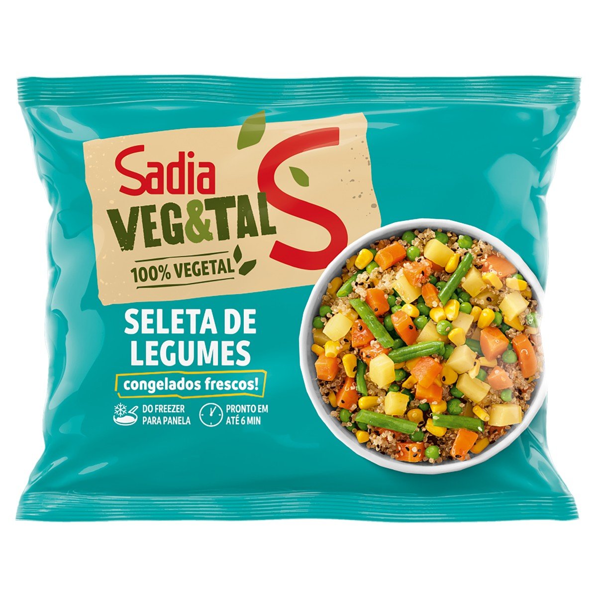 Seleta de Legumes Congelada Sadia Veg Tal Pacote g Pão de Açúcar