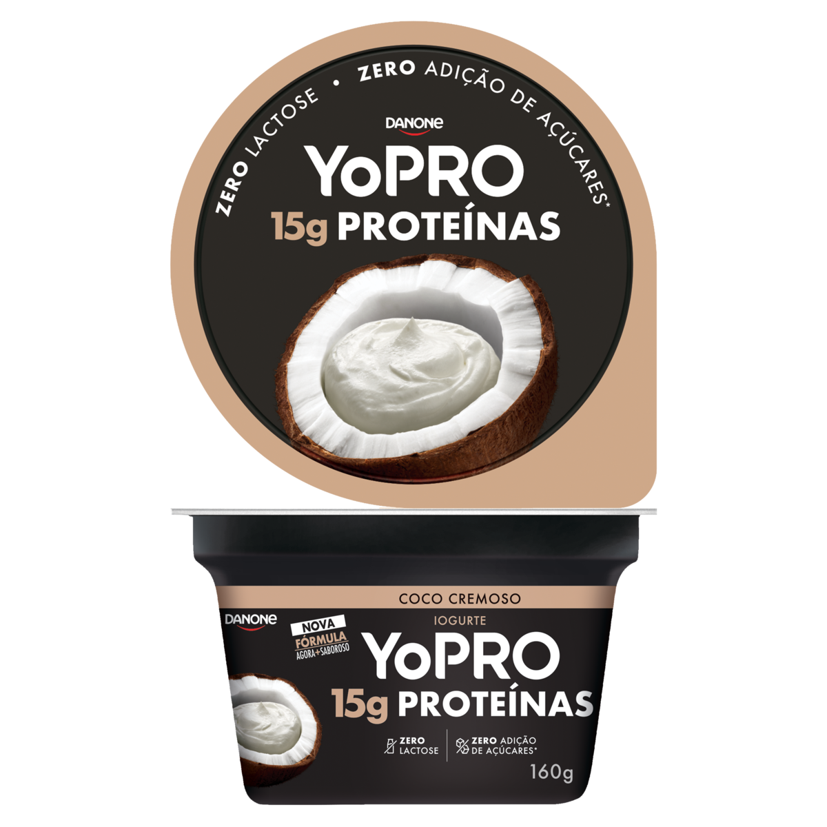 Iogurte YoPRO 15g de Proteínas Coco Cremoso 160g