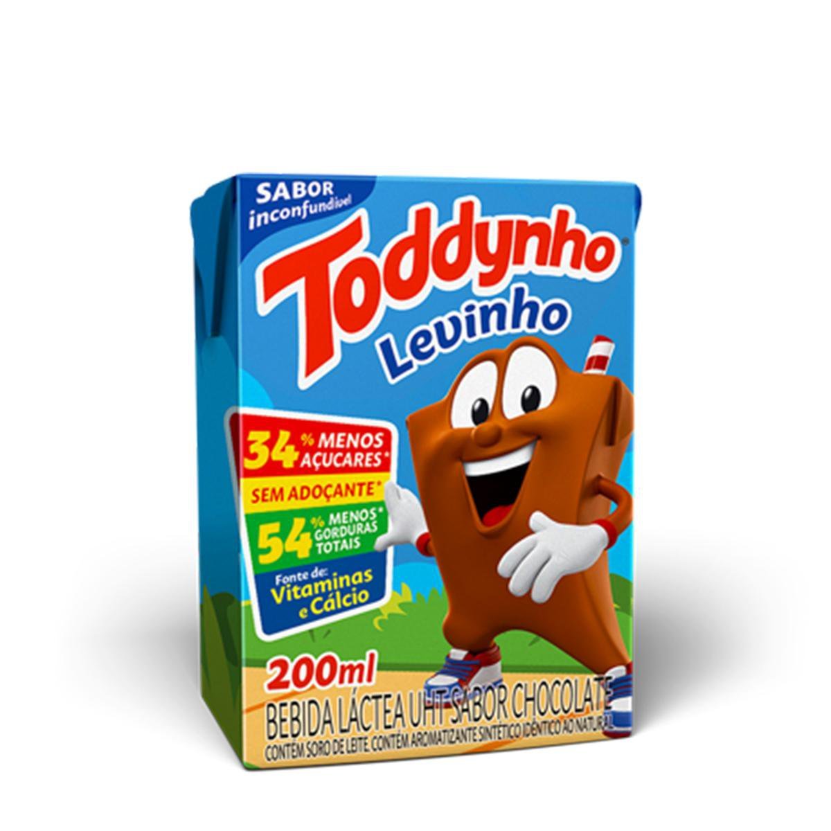 Bebida Láctea Uht Chocolate Toddynho Levinho Caixa 200Ml