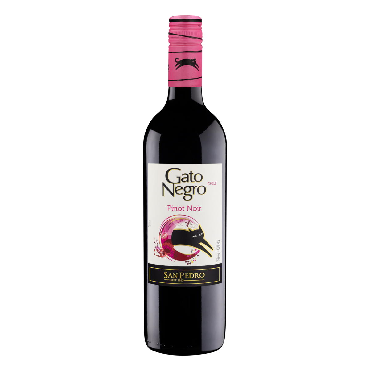 Vinho Tinto Chileno Gato Negro Pinot Noir 750ml