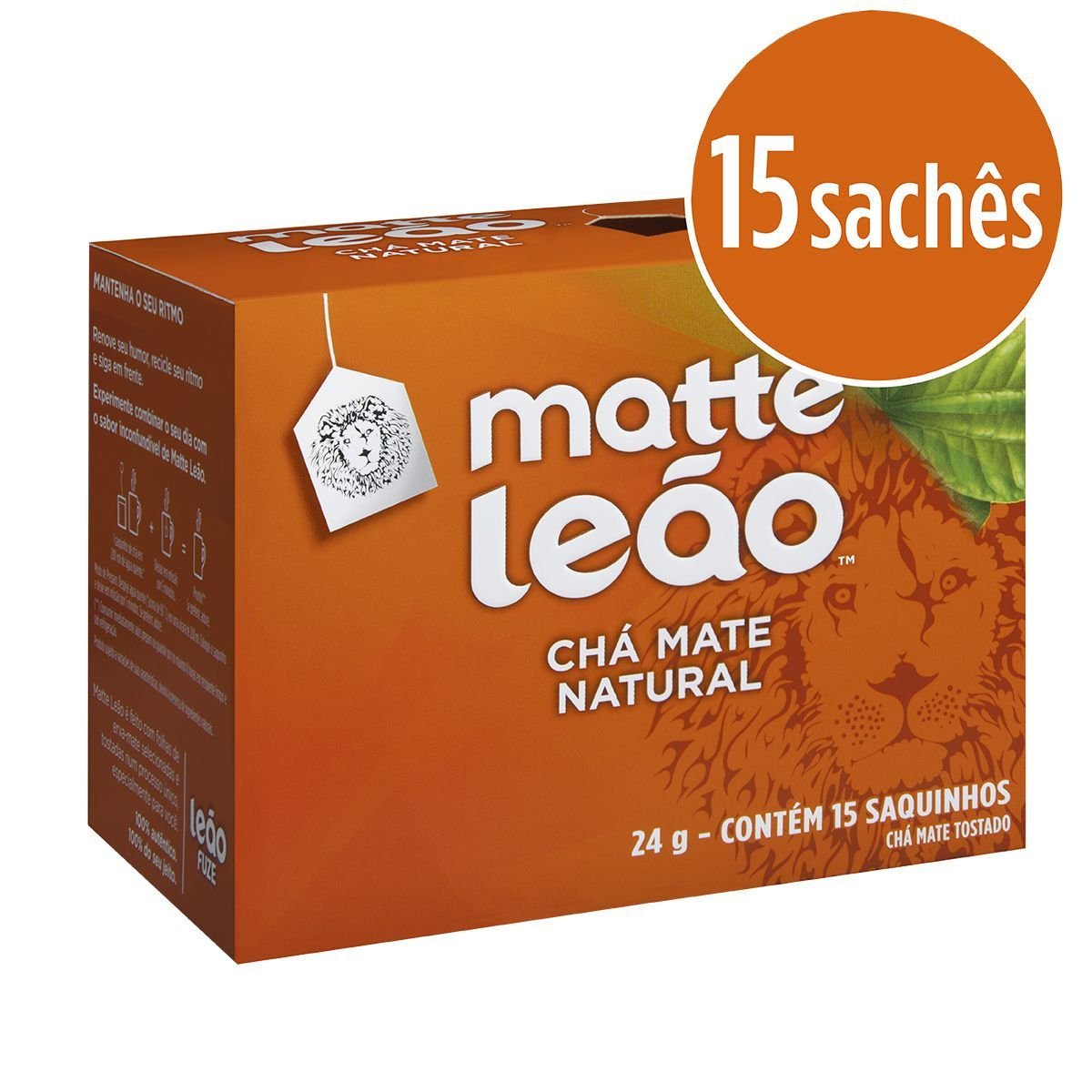 Ch MATTE LE O Natural Caixa 24g com 15 Sach s