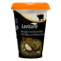 Requeijão Cremoso de Búfala Zero Lactose Levitare 200g