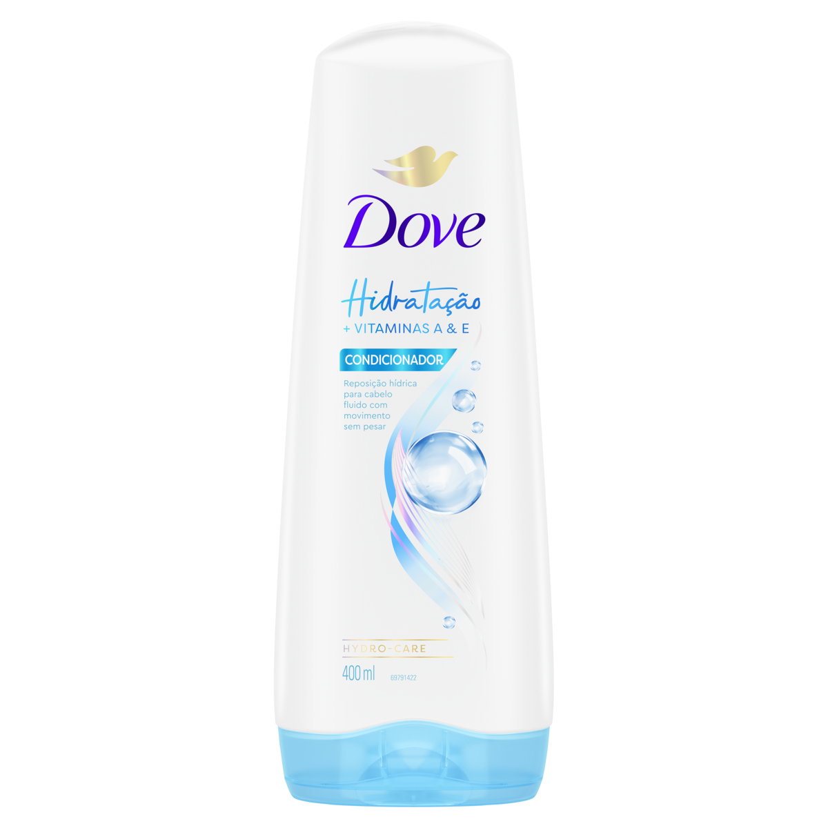 Condicionador Dove Hidratação + Vitaminas A e E Frasco 400ml