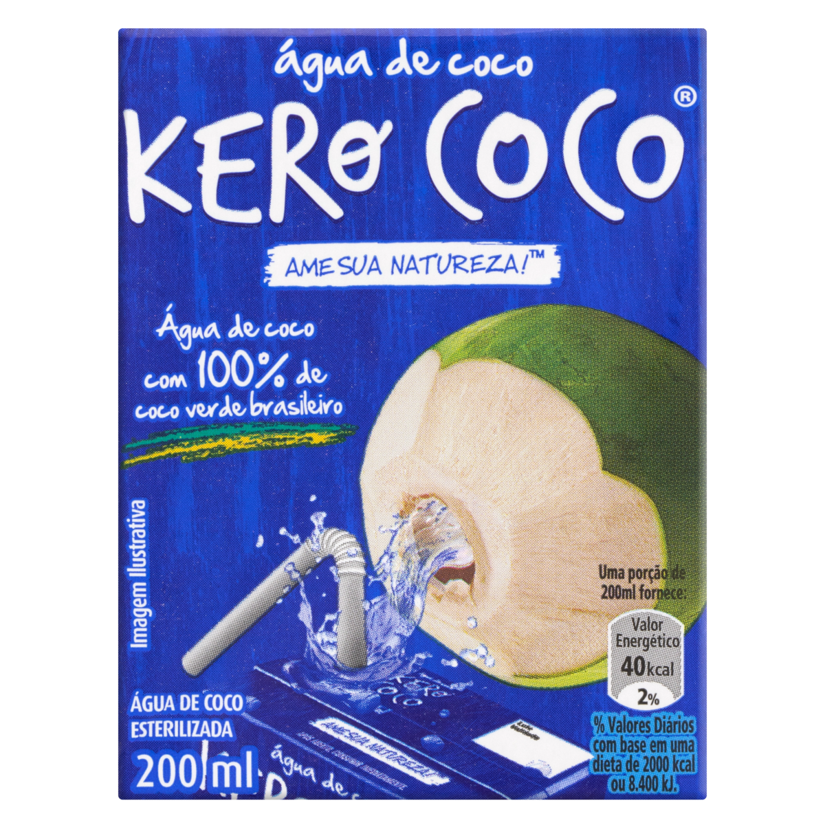 Água De Coco Kero Coco Caixa 200Ml