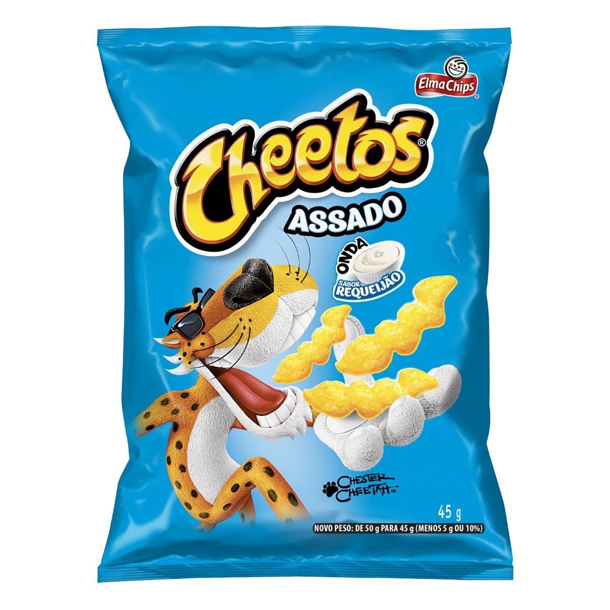 Salgadinho Assado CHEETOS Onda Requeijão Pacote 50g