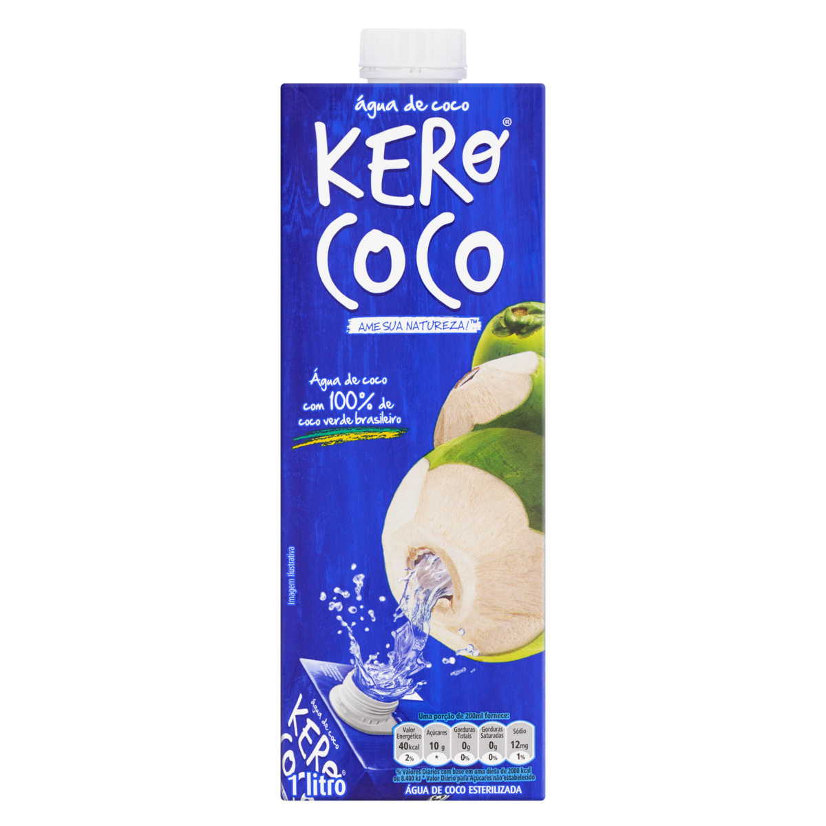Água De Coco Kero Coco Caixa 1L