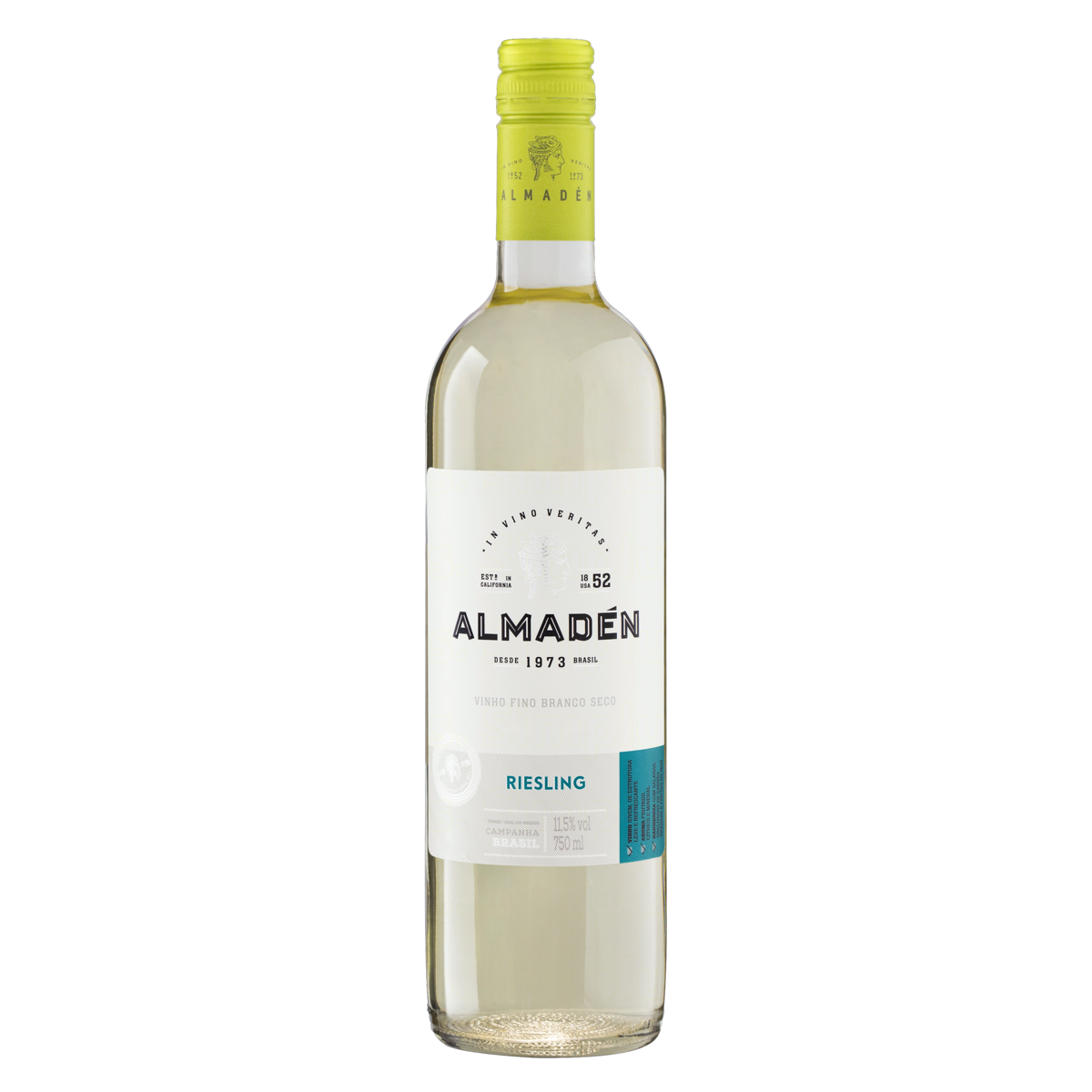 Vinho Brasileiro Branco ALMADÉN Riesling Garrafa ml Pão de Açúcar