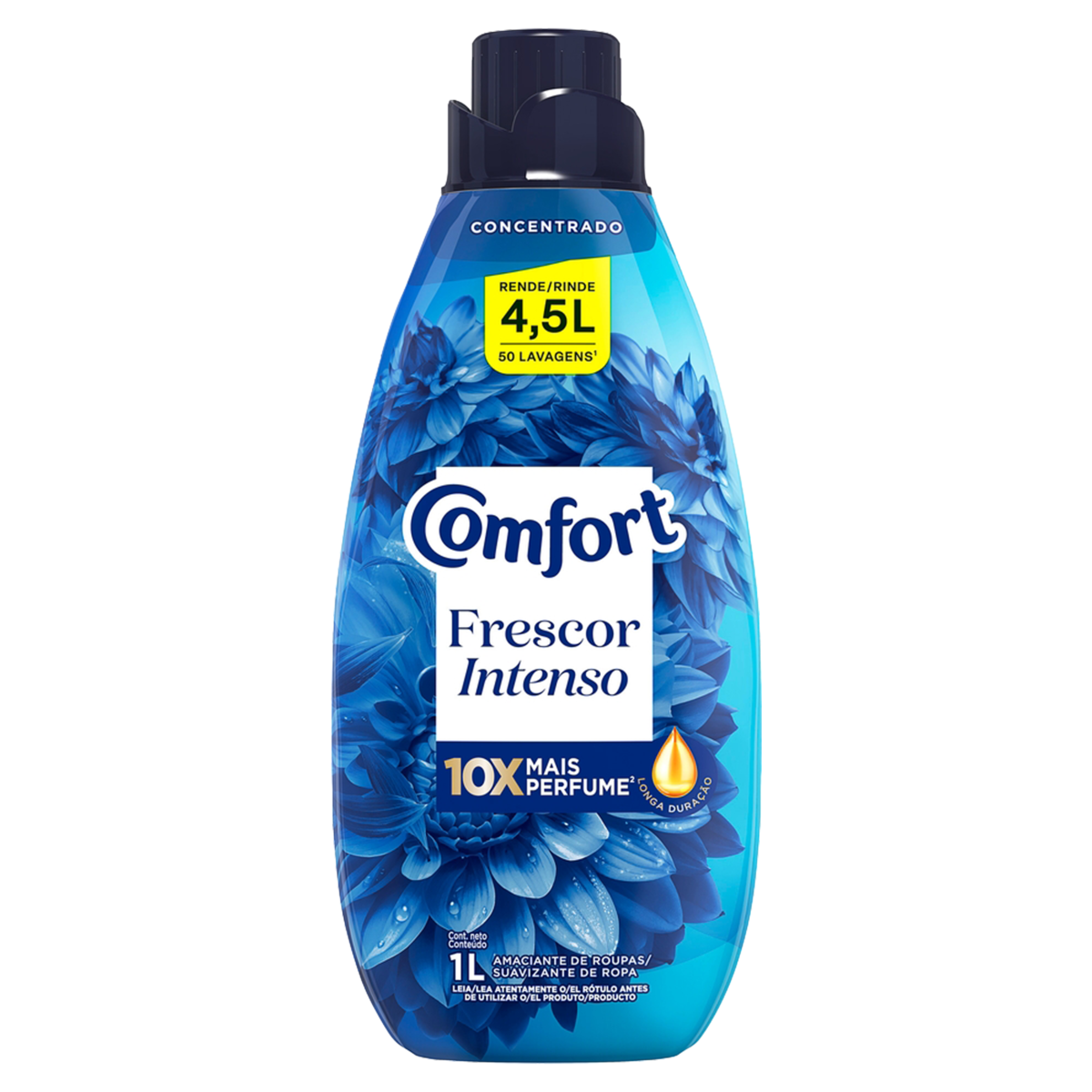Amaciante de Roupa Concentrado Frescor Intenso Comfort Frasco 1l