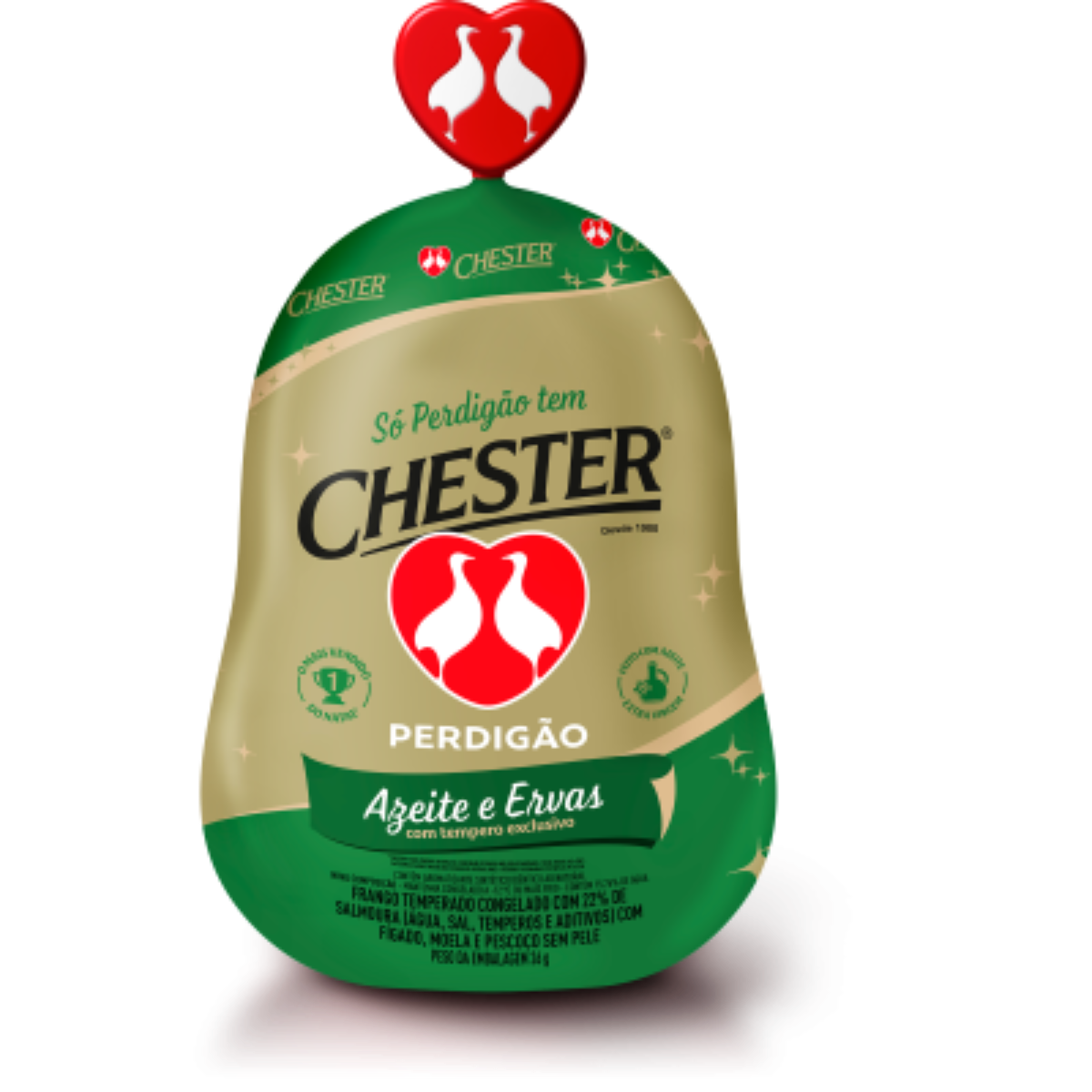 Chester Temperado com Azeite e Ervas Finas Congelado Perdigão 4Kg