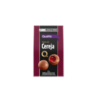 Trufa de Chocolate ao Leite Recheio Cereja ao Licor Qualitá Caixa 55g