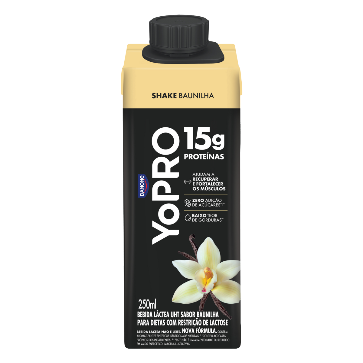 Bebida Láctea UHT YoPRO Baunilha 15g de proteínas 250ml